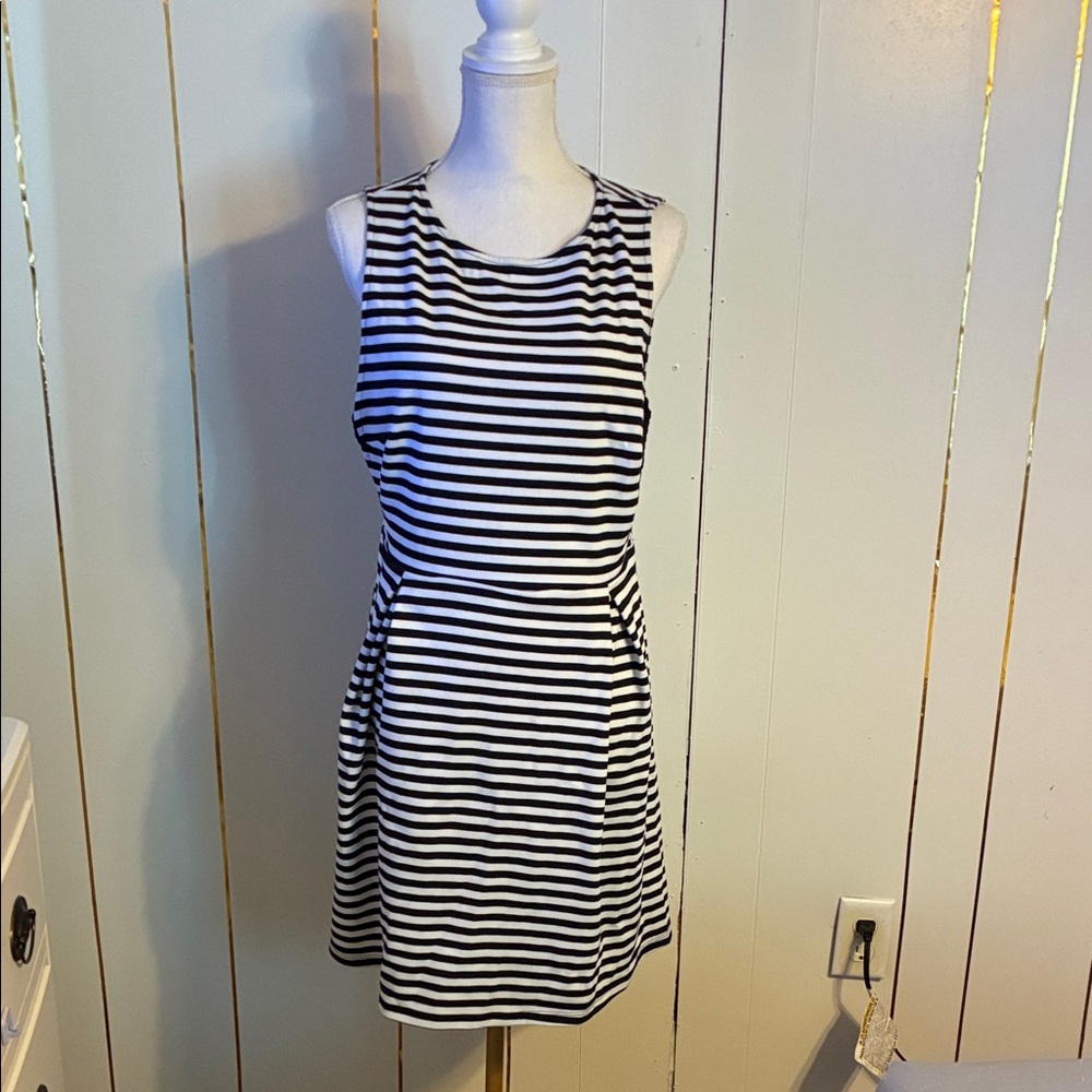 Striped Sleeveless Dress
